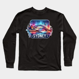 SYDNEY HARBOR NEW SOUTH WALES AUSTRALIA BRIDGE Long Sleeve T-Shirt